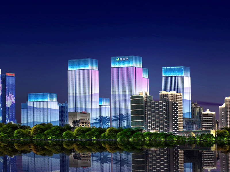 武昌区沙湖周边楼宇景观照明规划设计